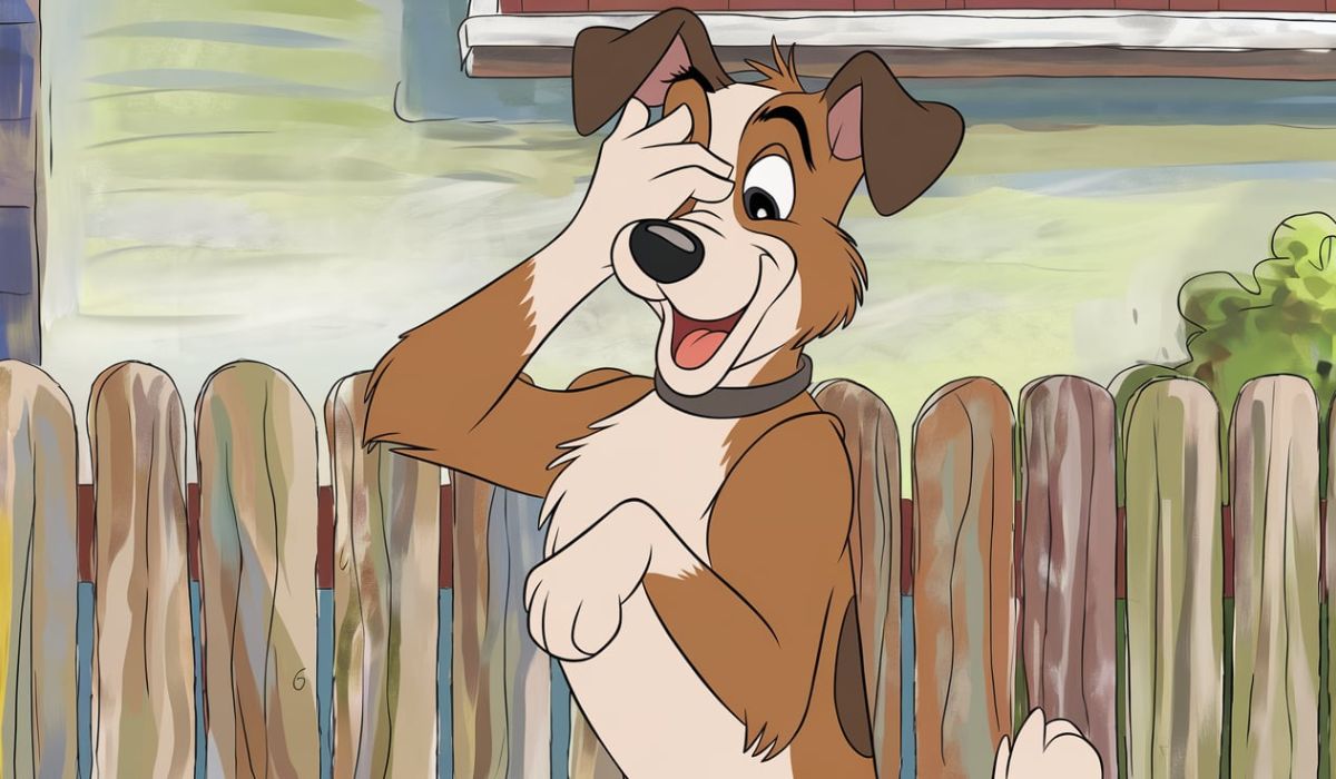 Lady and the Tramp Dog with One Eye Covered: A Unique Look at an Iconic Character